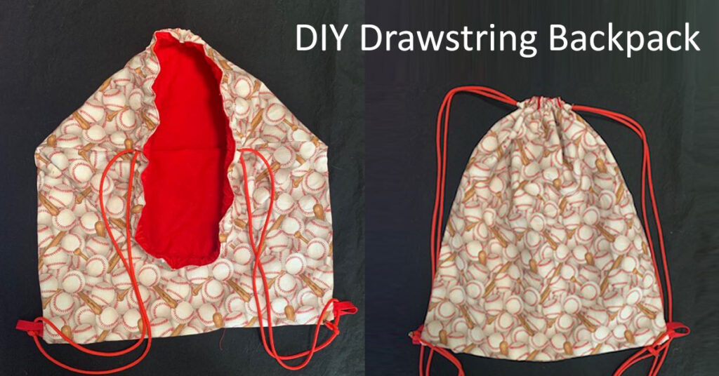 How to sew a Drawstring Backpack