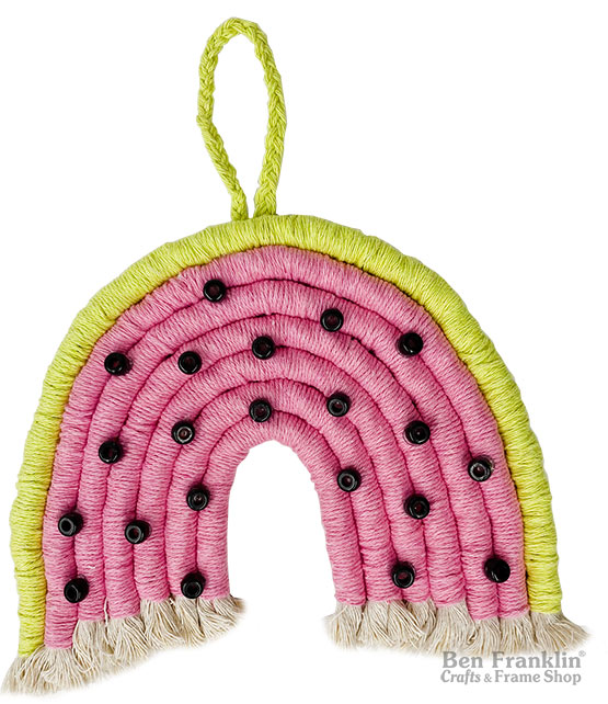 Macrame Rainbow Watermelon