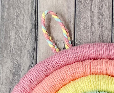 Hook for rainbow macrame