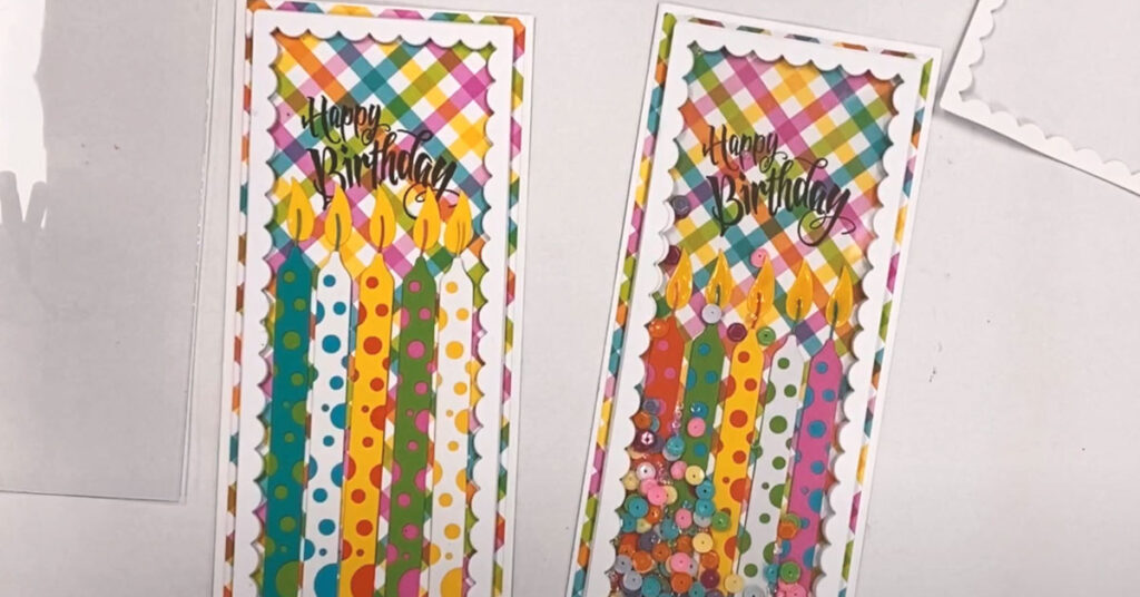 DIY Birthday Shaker Card