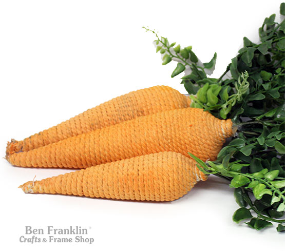 DIY Cord Carrots