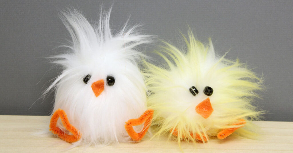 DIY Easter Fur Chick