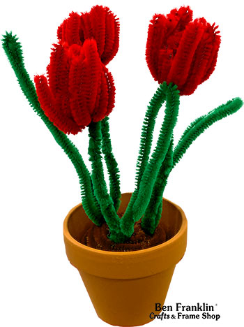 Chenille Stem Flowers