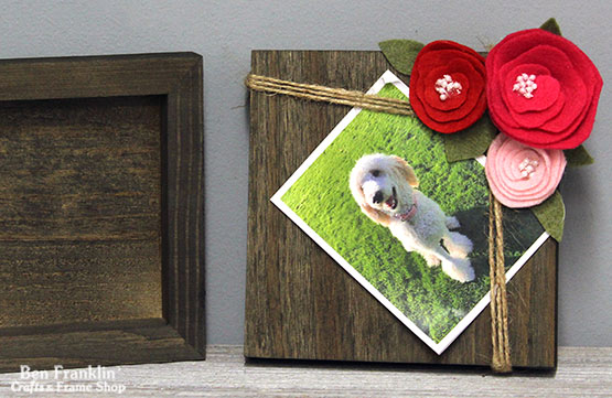 DIY Flower Plaque