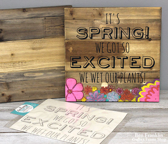 DIY Spring Pallet