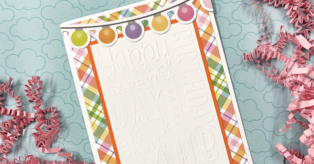 Embossed Birthday Card