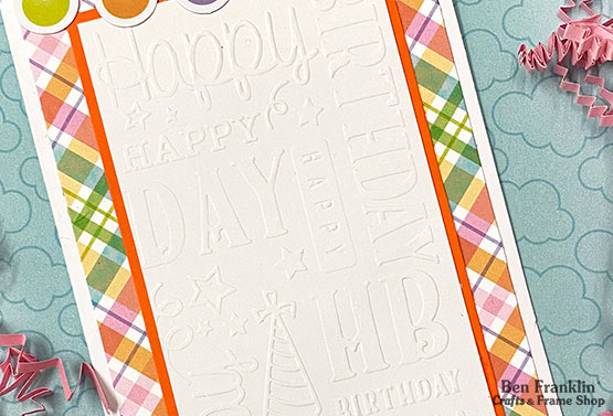 Embossed Birthday Card