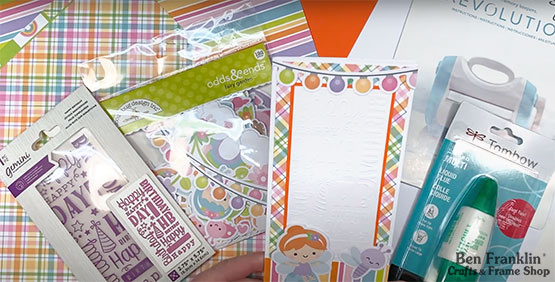 Embossed Birthday Card Supplies