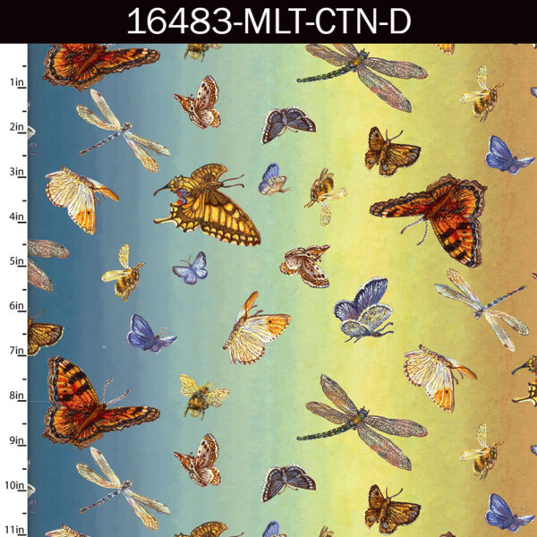 SPIRIT OF FLIGHT by Josephine Wall for 3 Wishes Fabric