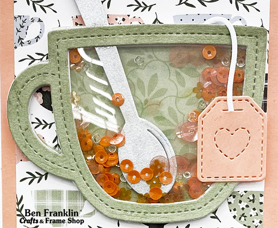 How to make a Tea Cup Shaker Card