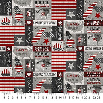 My America fabric by Deborah Edwards for Northcott
