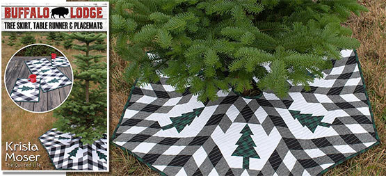 Buffalo Plaid Tree Skirt Pattern by Krista Moser