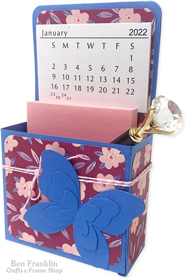 DIY Mini Calendar Post-It Holder