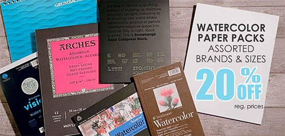 Watercolor Paper Packs sale