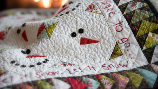Let It Snow Collage Quilt