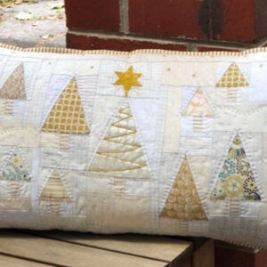 Champagne Christmas Cushion Sewing