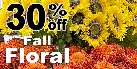 Fall Floral Sale
