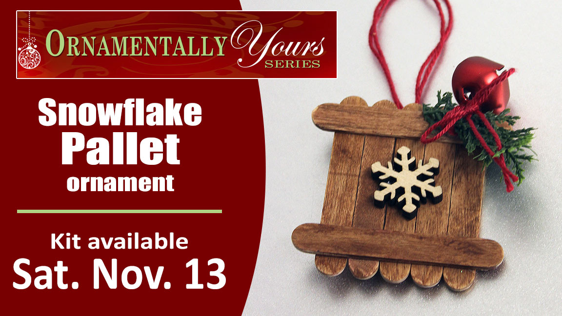 Ornamentally Yours Snowflake Pallet