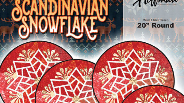 Scandinavian Snowflake Table Toppers