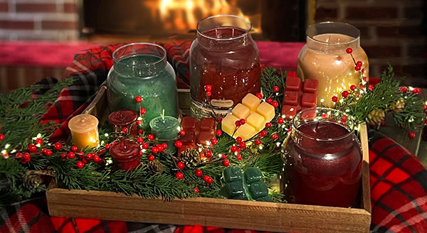 A Cheerful Giver Christmas Candles