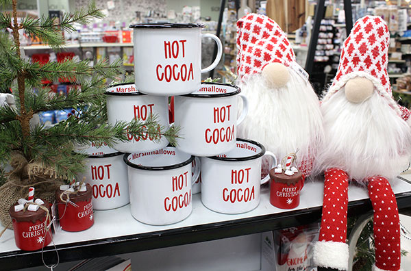 Gnomes and Hot Cocoa Mugs