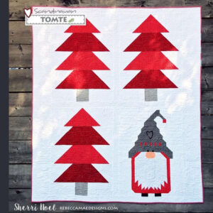 Scandinavian Tomte Lap Quilt