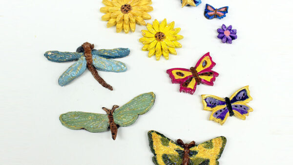 Air Dry Clay Magnets