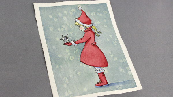 Snowflake Watercolor Painting class