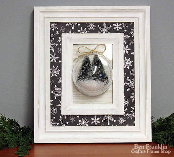 DIY Trees in Ornament Frame