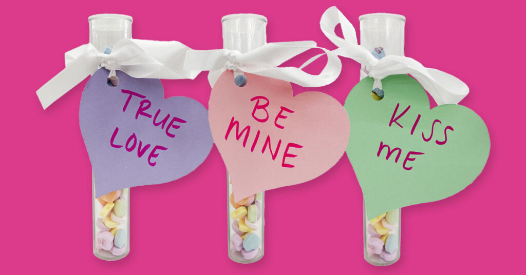 Candy Heart Tubes