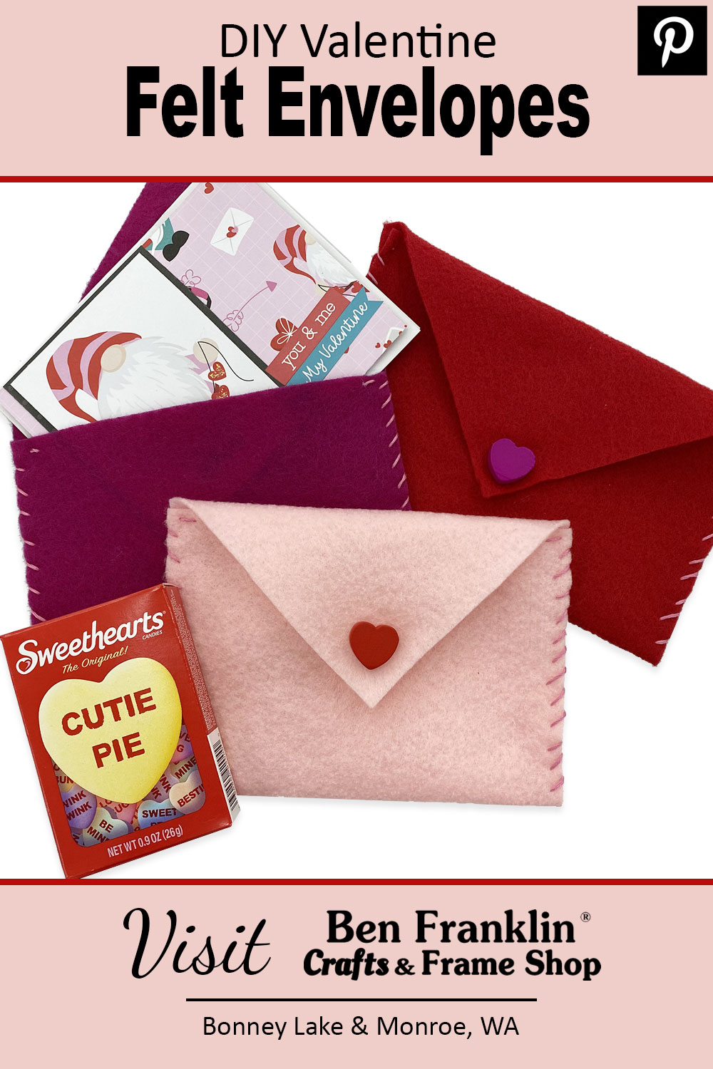 How to Make a Felt Valentine Envelope