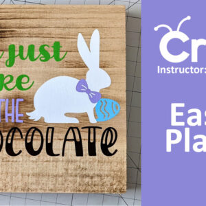 Cricut Easter Plaque