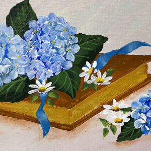 Paint Hydrangea on Canvas