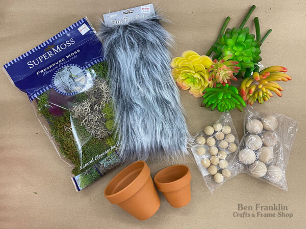 Potted Spring Gnomes Supplies