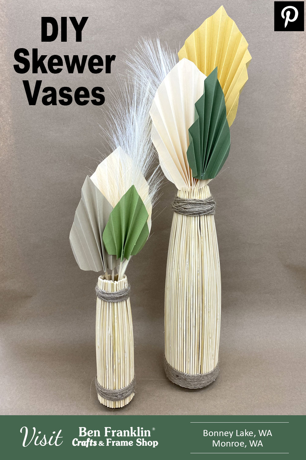 How to make a Skewer Vase - PIN