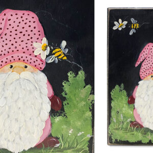Acrylic Painting Spring Gnome