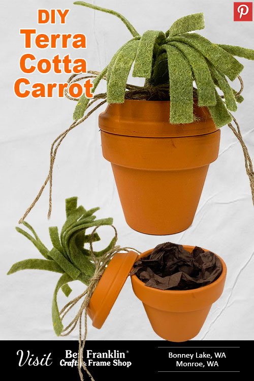 DIY Terra Cotta Carrot PIN