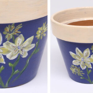 Acrylic Painting Class: Flowers on Pot