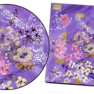 Acrylic Painting Purple Canvas
