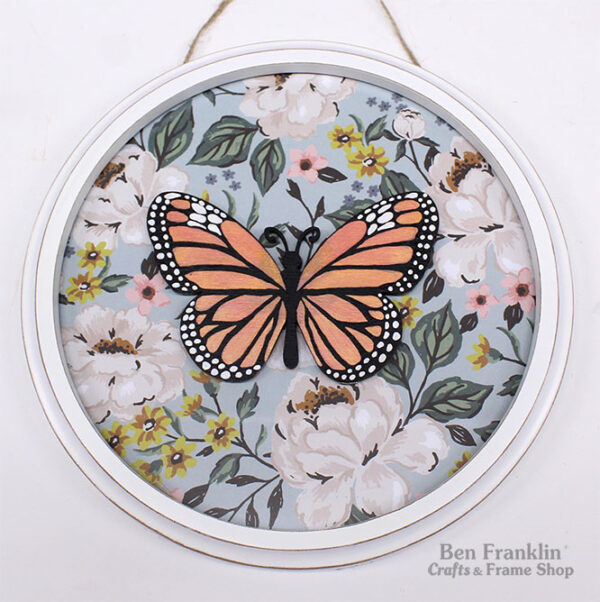 Repurposed-Frame-with-Butterfly