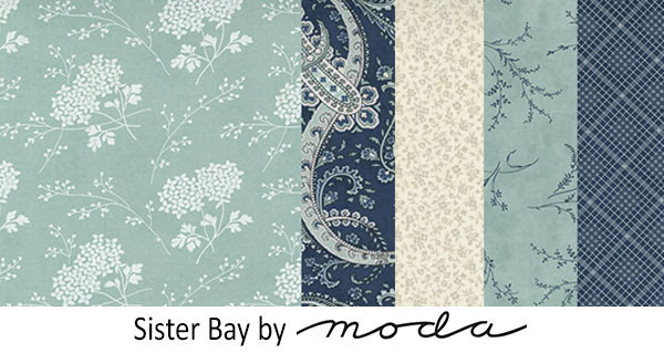SISTER BAY fabric by 3 Sisters for Moda Fabrics