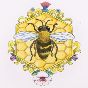 Watercolor Painting Class - Honey Bee
