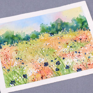 Watercolor Painting Class - Meadow