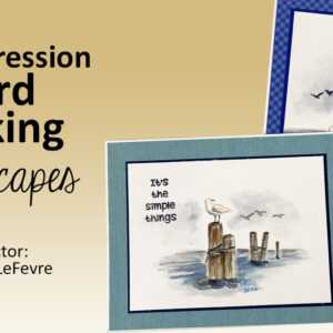 Art Impression Card Making Sea Scapes