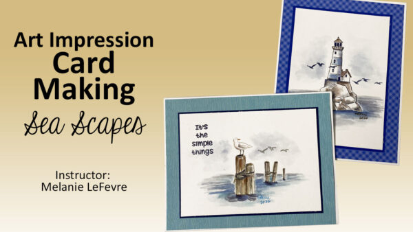 Art Impression Card Making Sea Scapes