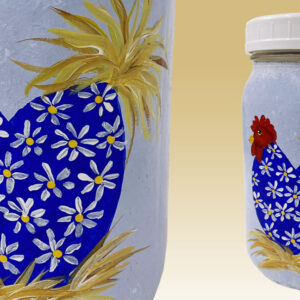 Glass Painting Mama Chicken
