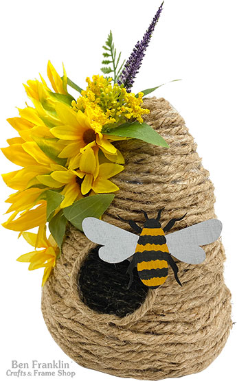 DIY Jute Beehive