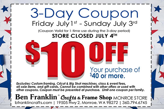 4th of July Coupon
