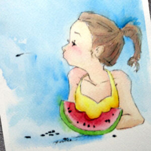 Watercolor Painting class: Watermelon