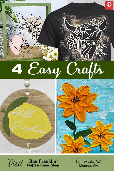 4 easy crafts for summer